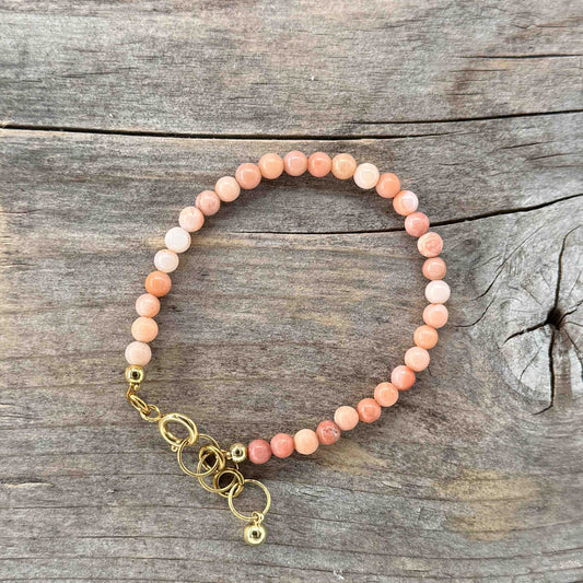 Messing Armbånd med Opal