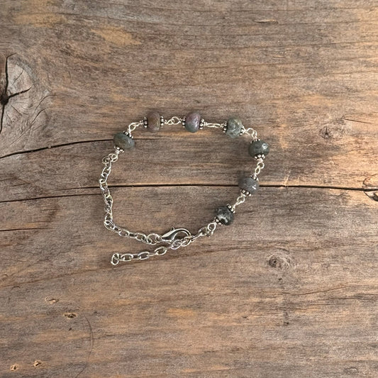 Sølv Armbånd med Jasper